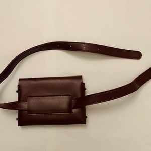 Leather Waist Fanny Belt Packs Pouch